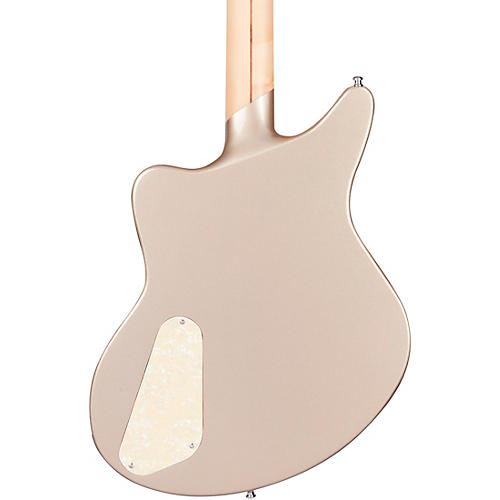 D'Angelico Deluxe Series Bedford SH Electric Guitar With USA Seymour Duncan Pickups and Stopbar Tailpiece Desert Gold