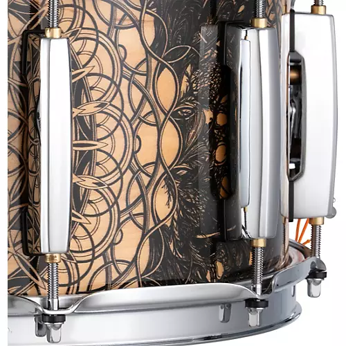 Pearl Professional Series Maple Snare Drum 14 x 6.5 in. Redburst Stripe