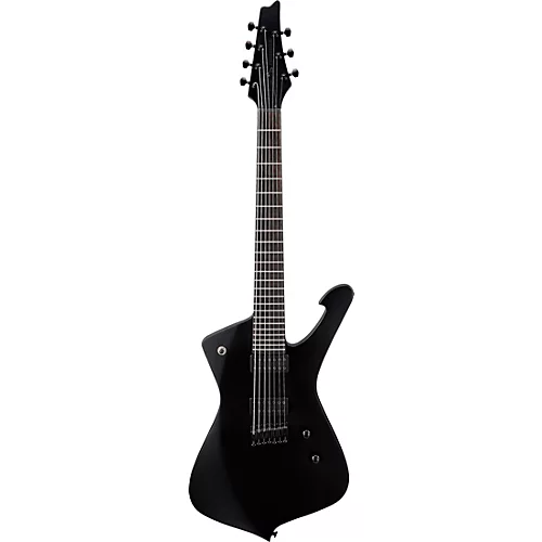 Ibanez Iceman Iron Label 7str Electric Guitar Black Flat
