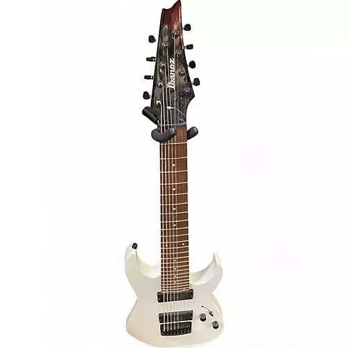 Used Ibanez RG8 8 String WHITE Solid Body Electric Guitar WHITE