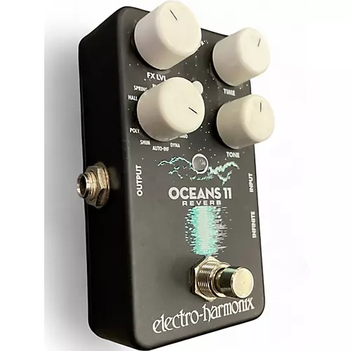 Used Electro-Harmonix Oceans 11  Reverb Effect Pedal
