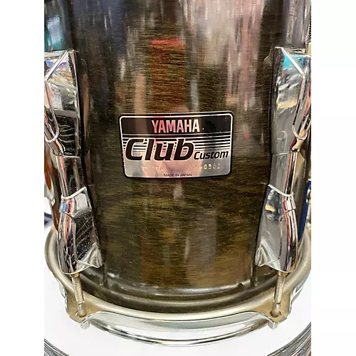 Used Yamaha 4 piece Club Custom Black Shadow Drum Kit Black Shadow
