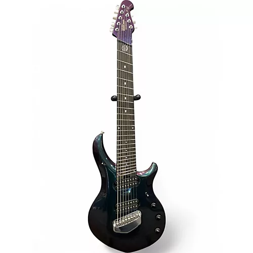 Used 2021 Ernie Ball Music Man majesty 8 mystic green Solid Body Electric Guitar mystic green