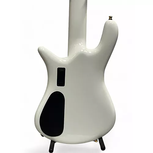 Used Spector Euro 5 Classic Electric Bass Guitar White