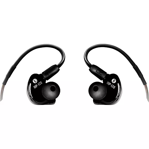 Mackie MP-120 Single Dynamic Driver Professional In-Ear Monitors Black