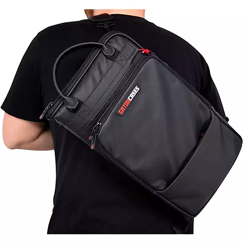 Gator Deluxe Faux Leather Drum Stick Bag Black