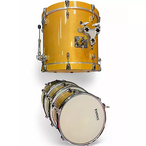 Used Yamaha 4 Piece Stage Custom Natural Drum Kit Natural