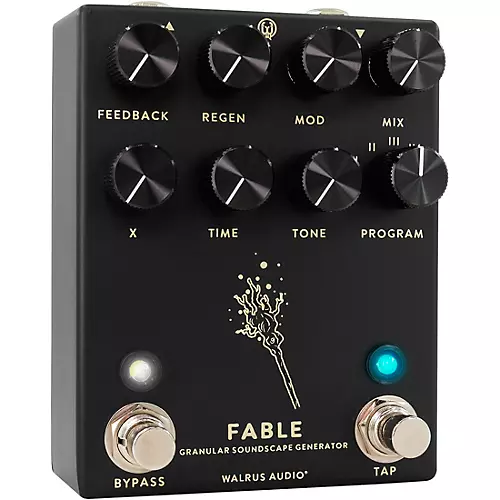 Walrus Audio Fable Granular Soundscape Generator Effects Pedal Black