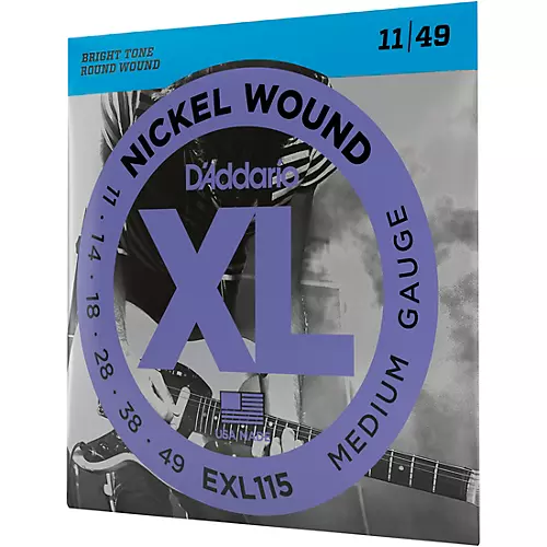 D'Addario EXL115 Medium Gauge Guitar Strings Single-Pack
