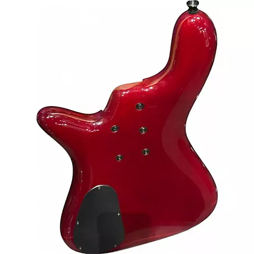 Used Spector Bantam 5 Trans Red Electric Bass Guitar Trans Red