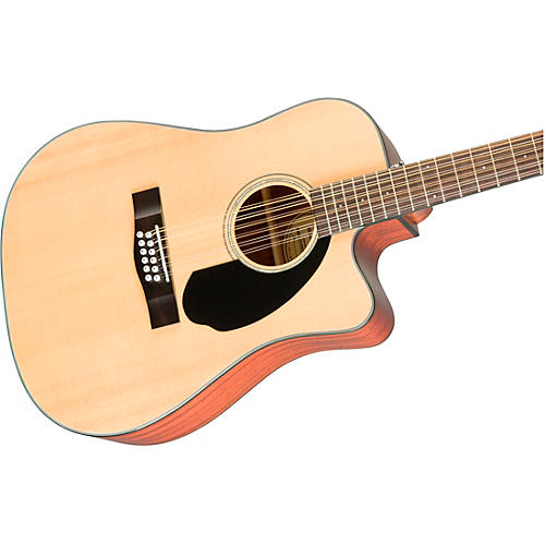 Fender CD-60SCE Dreadnought 12-String Acoustic-Electric Guitar Natural