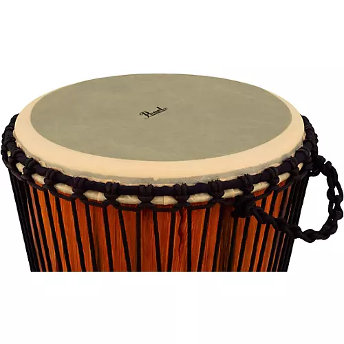 Pearl Rope-Tuned Djembe With Seamless Synthetic Shell 12 in. Artisan Straight Grain Limba