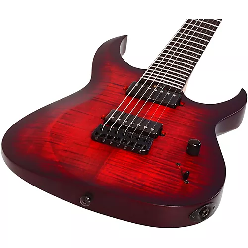 Schecter Guitar Research Sunset 7-String Extreme Electric Guitar Grey Ghost