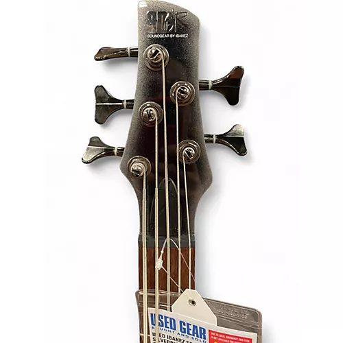 Used Ibanez SR305 5 String Silverburst Electric Bass Guitar Silverburst