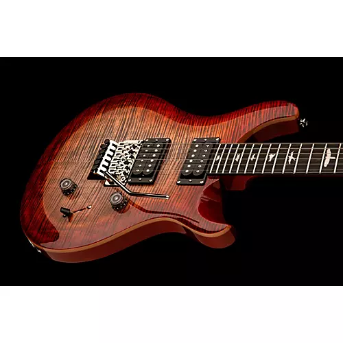 PRS SE Custom 24 Floyd Electric Guitar Charcoal Cherry Burst