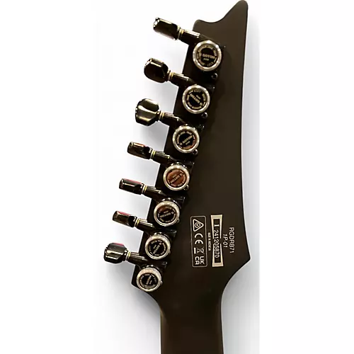 Used Ibanez RGDRB71 Satin Black Solid Body Electric Guitar Satin Black