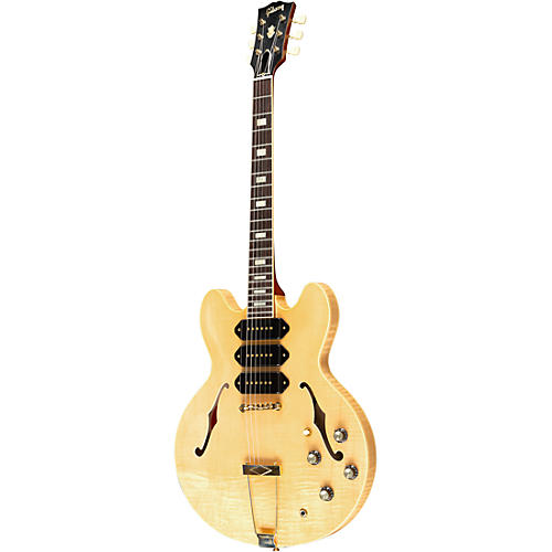 Gibson Custom M2M 1964 ES-335 Figured P-90 VOS Semi-Hollow Electric Guitar Transparent Cherry