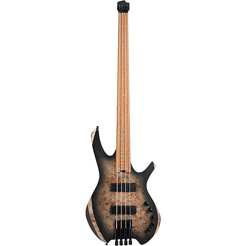 Cort Space 4 Artisan Headless Electric Bass Star Dust Black