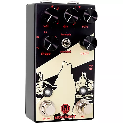 Walrus Audio Monument Harmonic Tap Tremolo V2 Obsidian Series Effects Pedal Black