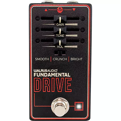 Walrus Audio Fundamental Series Overdrive Effects Pedal Black