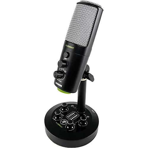 Open-Box Mackie EM-CHROMIUM Premium USB Condenser Microphone With Built-in 2-Channel Mixer Condition 2 - Blemished  197881102937