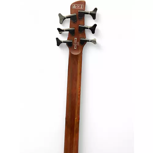 Used Ibanez SR876 Brown Electric Bass Guitar Brown