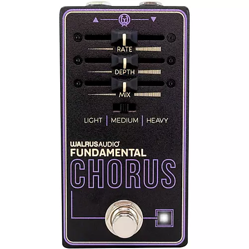 Walrus Audio Fundamental Series Chorus Effects Pedal Black