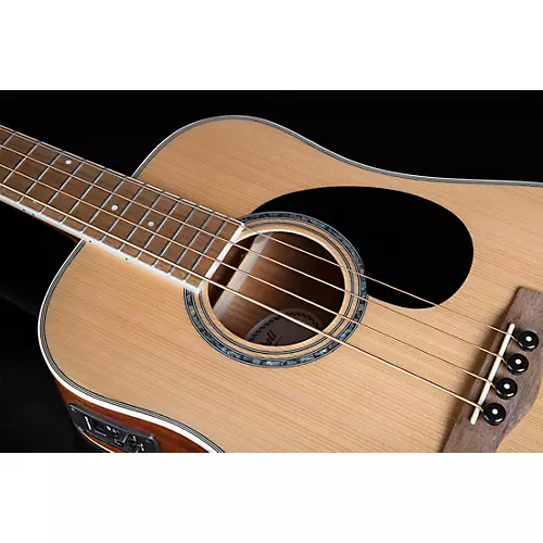 Mitchell EZB Super Short-Scale Acoustic-Electric Bass Guitar Natural