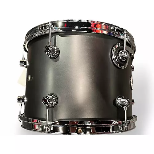 Used DW 14in Design Series 9X14 Mounted Tom Black Satin Drum Black Satin 33