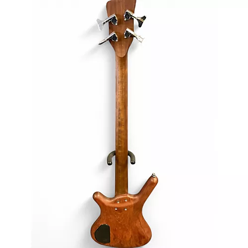 Used 2008 Warwick Standard Corvette 4 String Fretless Natural Electric Bass Guitar Natural