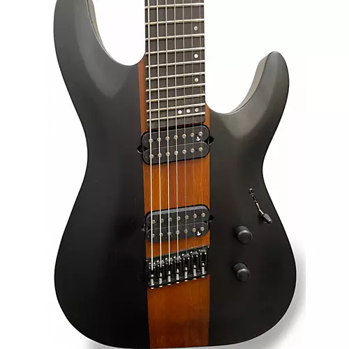 Used Schecter Guitar Research C7 ROB SCALLON SATIN DARK ROAST Solid Body Electric Guitar SATIN DARK ROAST