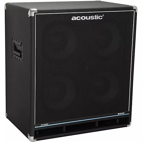 Acoustic B410C Classic 400W 4x10 Bass Speaker Cabinet Black