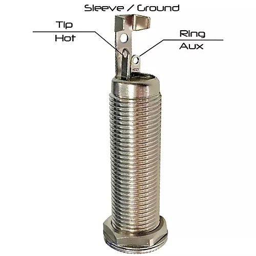 Pure Tone Technologies Pure Tone Barrel Jack Nickel