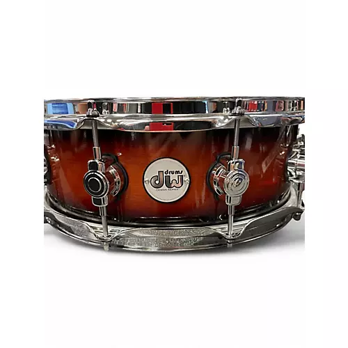 Used DW 6.5X14 Design Series Snare 3 Tone Sunburst Drum 3 Tone Sunburst 15