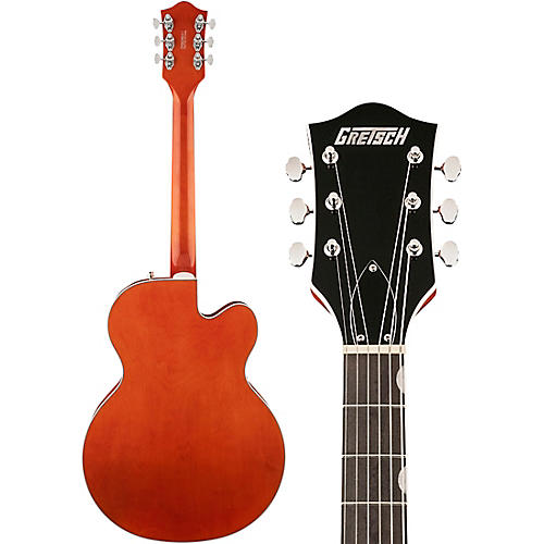 Gretsch Guitars G5420LH Electromatic Classic Hollowbody Single-Cut Left-Handed Electric Guitar Orange Stain