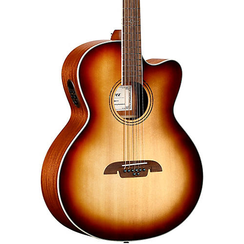 Alvarez ABT60CE 8-String Baritone Acoustic-Electric Guitar Black