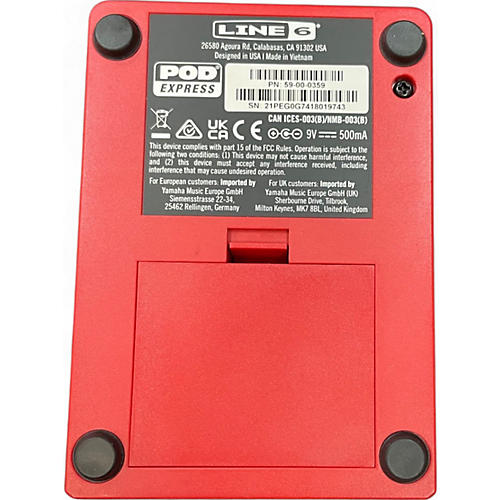 Used Line 6 Pocket Pod Express Amp Modeler Effect Processor