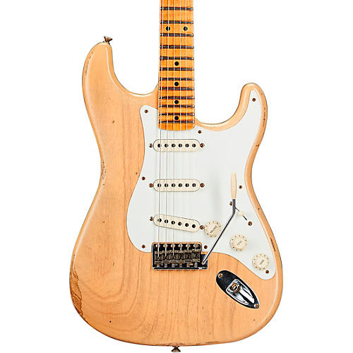 Fender Custom Shop '58 Stratocaster Relic Electric Guitar Super Faded Aged Surf Green