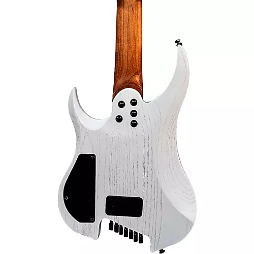Legator G7FP Ghost Performance 7-String Multi-Scale Electric Guitar Snow Fall