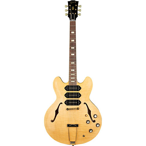 Gibson Custom M2M 1964 ES-335 Figured P-90 VOS Semi-Hollow Electric Guitar Transparent Cherry