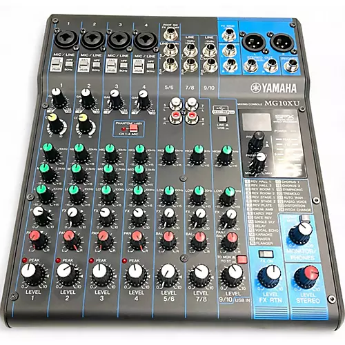 Used Yamaha mg10XU Unpowered Mixer