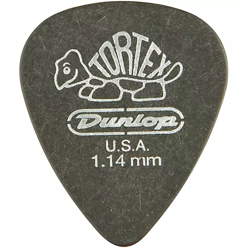 Dunlop Tortex Pitch Black Standard Guitar Picks 1 Dozen .60 mm