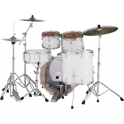 Pearl Export New Fusion 5-Piece Drum Set With Hardware Slipstream white