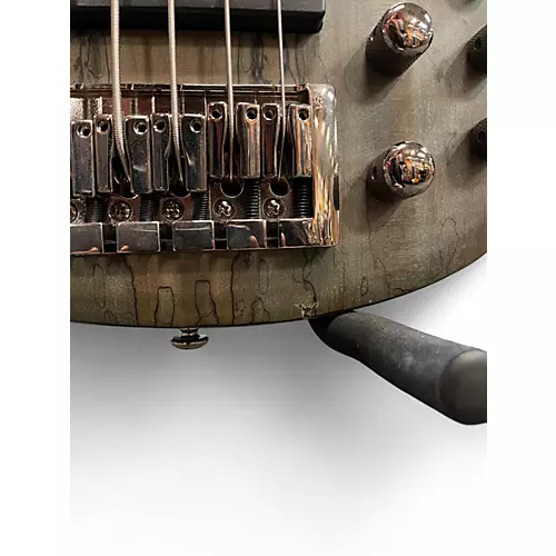 Used ESP ltd 205sm See Thru Black Electric Bass Guitar See Thru Black