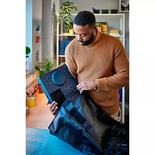 AlphaTheta OMNIS-DUO Wireless Portable All-in-One DJ System Blue