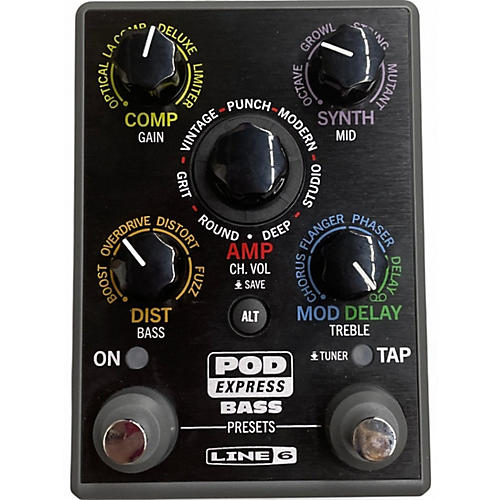 Used Line 6 pod express bass Effect Processor