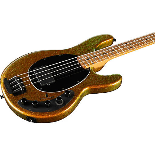 Ernie Ball Music Man DarkRay 4-String Electric Bass Guitar Gold Bar