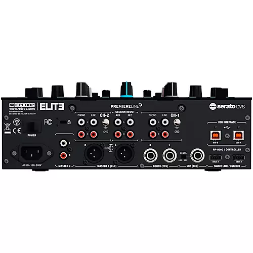 Reloop ELITE 2-Channel DVS Battle Mixer for Serato DJ Pro