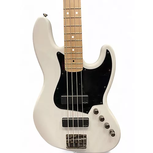 Used Squier Contemporary Active Jazz Bass WHITE Electric Bass Guitar WHITE