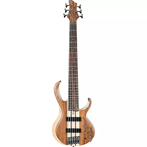 Ibanez BTB746 6-String Electric Bass Guitar Low Gloss Natural